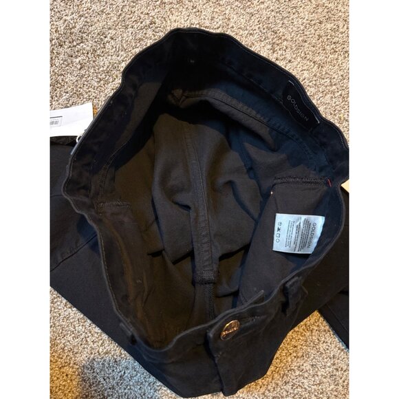 NEW Goldsign the Benefit High-Rise Relaxed Straight Denim Jeans Pressed Black 30 - Picture 10 of 12